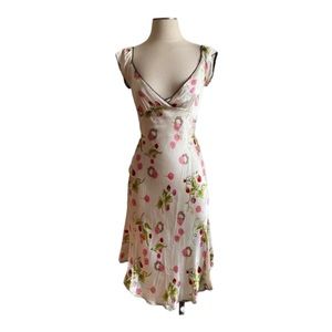 Vintage Betsey Johnson Silk Strawberry Dress